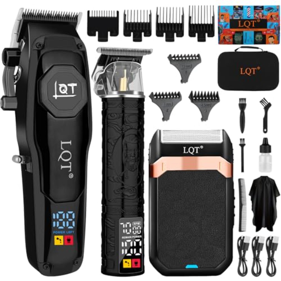 Men'S Grooming Trimmer - Professional Cordless Hair Clippers for Men