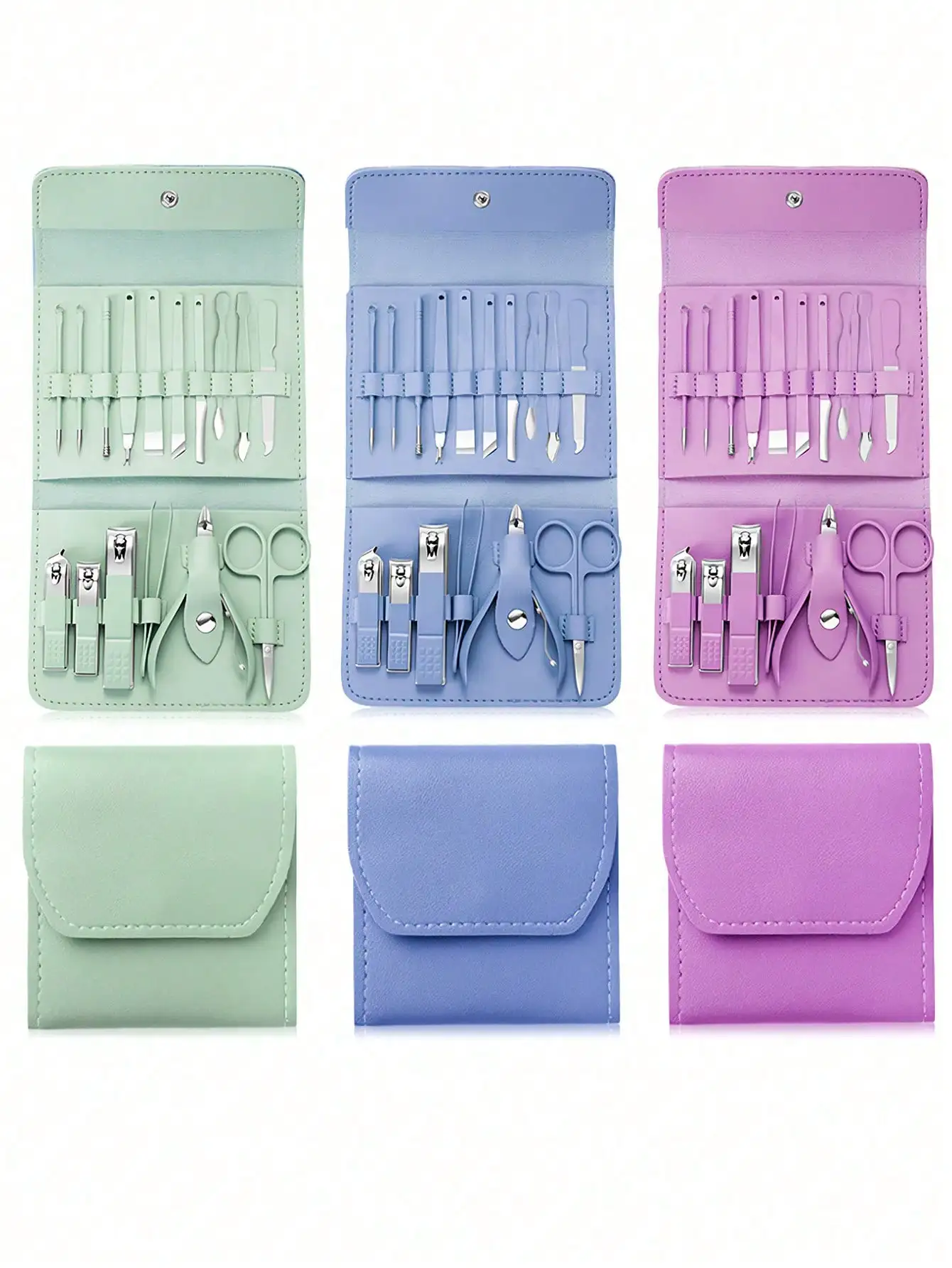 Mens Grooming Kit Gift - 16pcs/Set Manicure Set, Professional Manicure Set,
