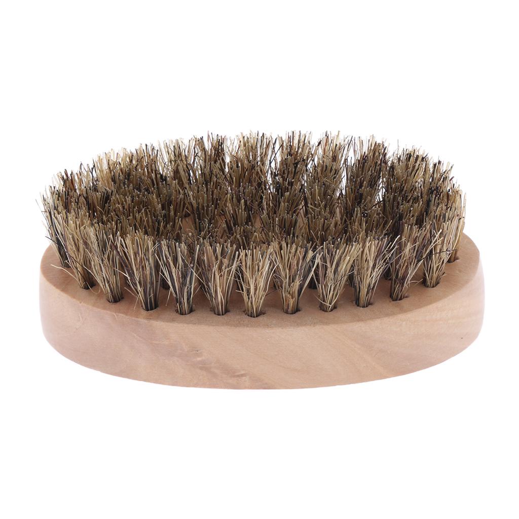 Men'S Grooming And Skin Care - Wooden Handle Beard Brush Skin-friendly Shaving