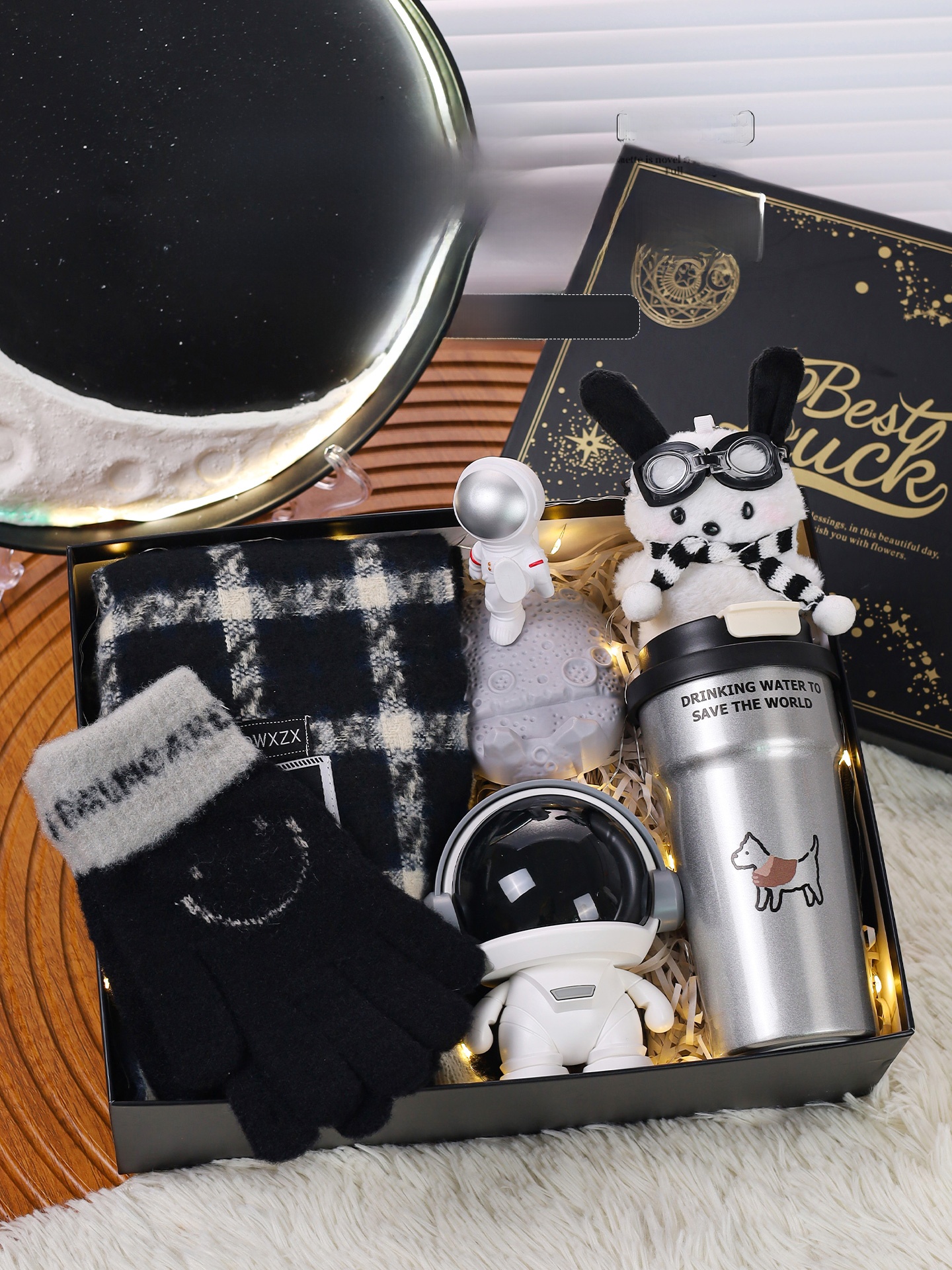 Men'S Grooming Boxes - Valentine's Day Birthday Gift Men's Scarf