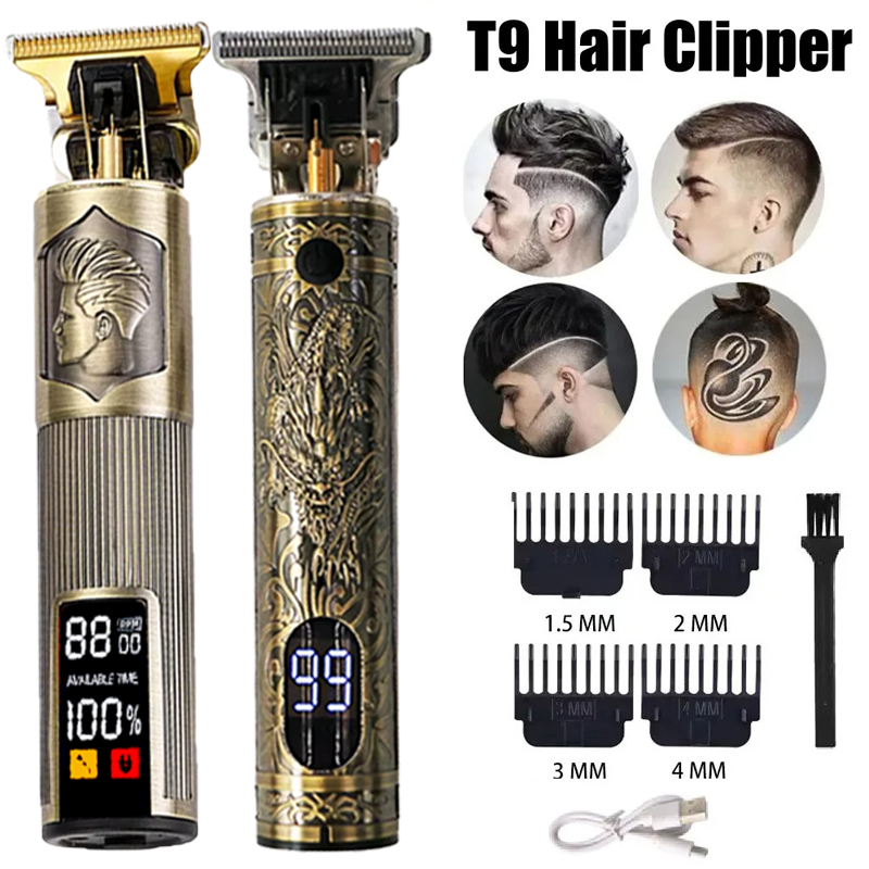Mens Grooming Tools - Portable Hairdressing Clipper USB Fast Charging