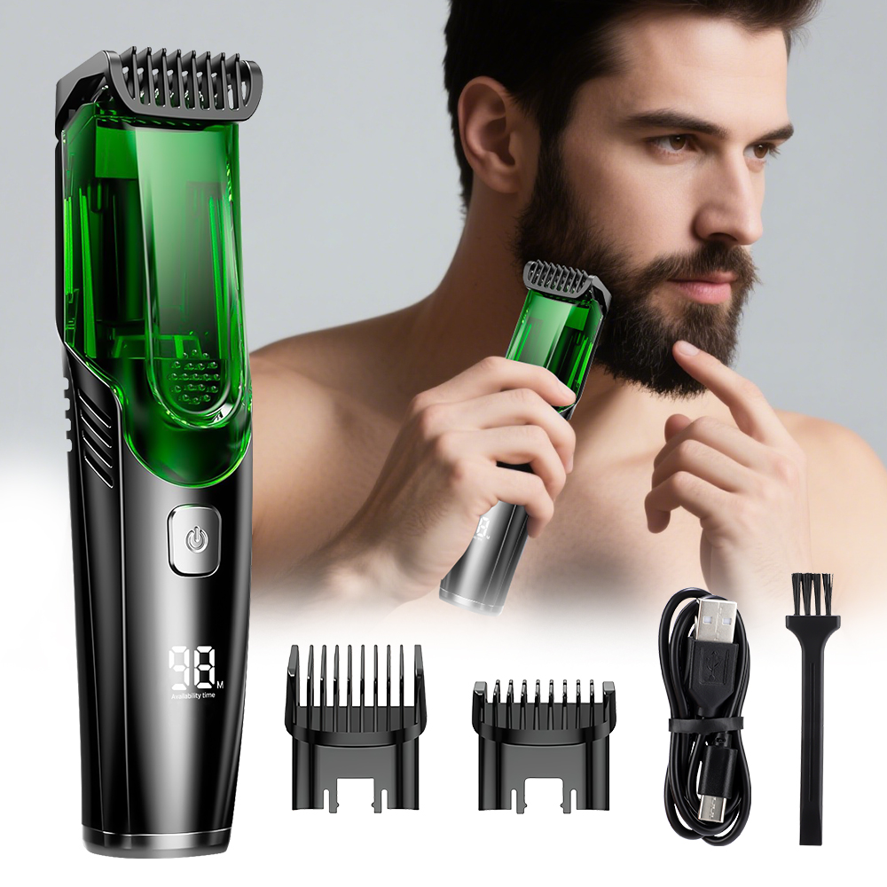 Vacuum Beard Trimme Men's Bear - Mens Grooming Kit Gift ulasan dan harga