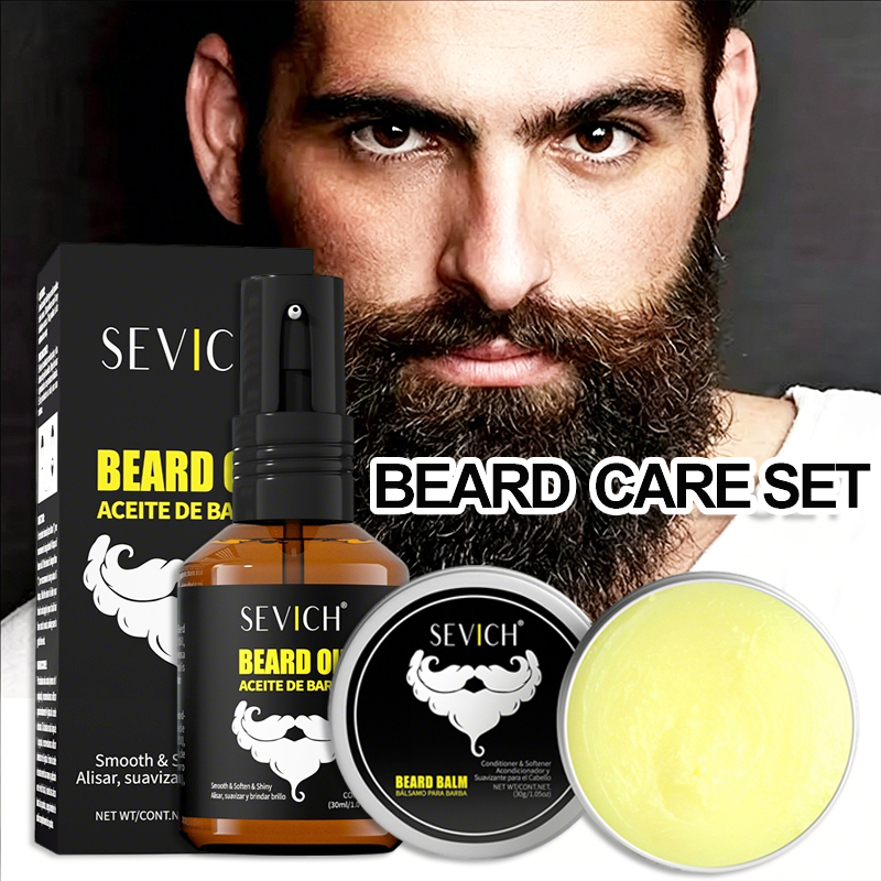 Men Beard Oil Kit Beard Moistu - Men'S Beard Grooming ulasan dan harga