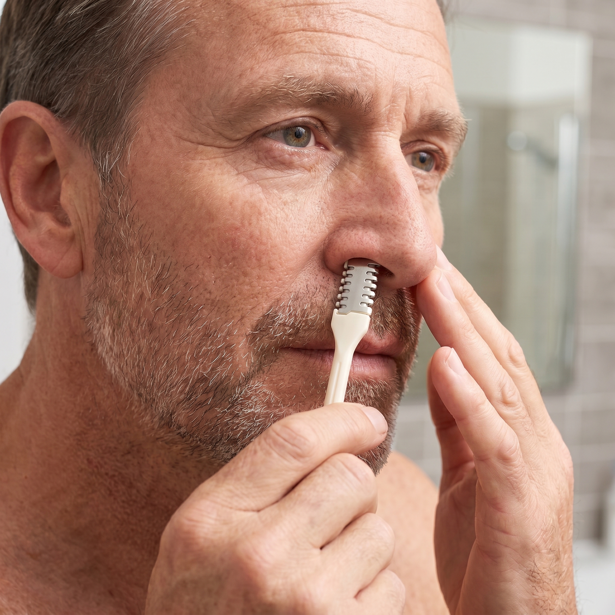 5/20/50Pcs 2-in-1 Nasal Cutter - Mens Grooming Tools ulasan dan harga