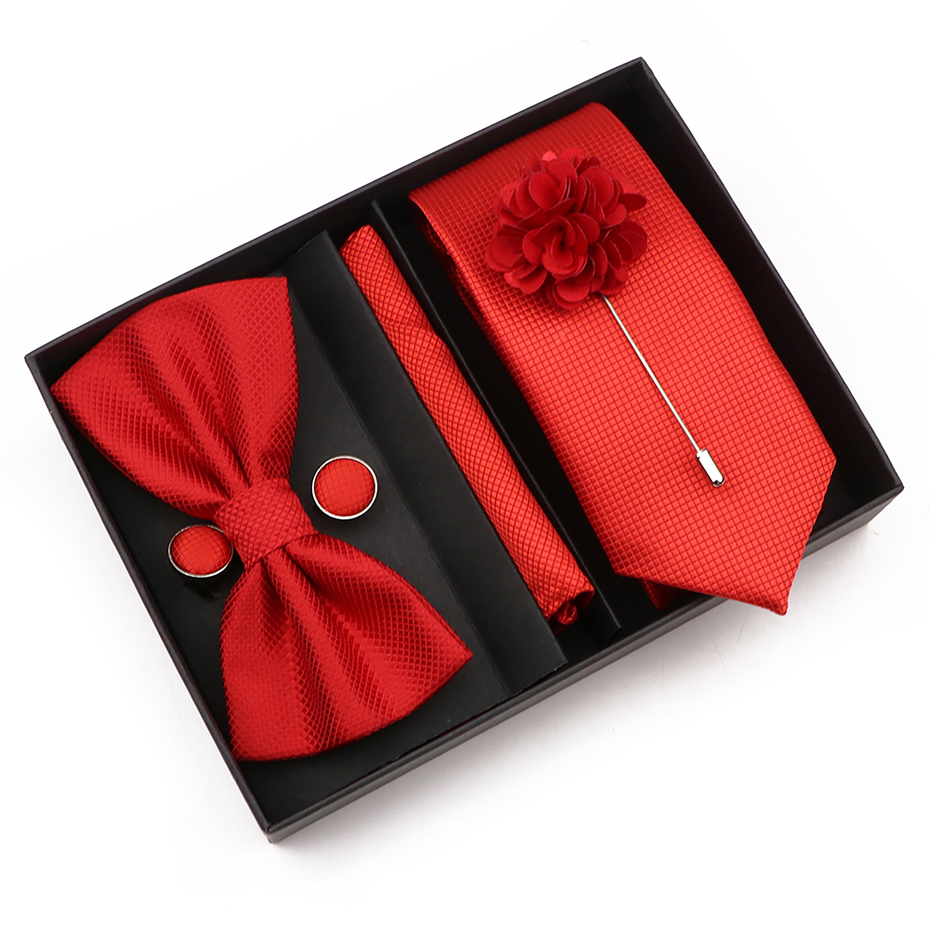 New Style Tie Set Solid Color  - Men'S Grooming Boxes ulasan dan harga