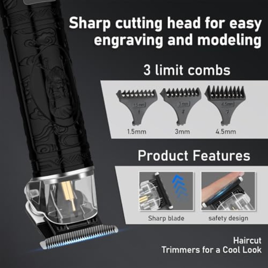 Professional Cordless Hair Cli - Men'S Grooming Trimmer ulasan dan harga
