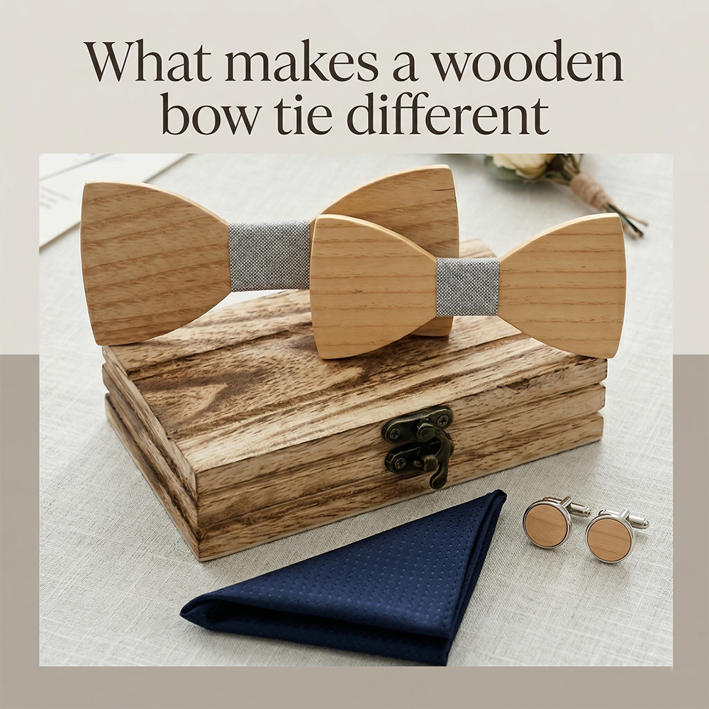 Mens Wooden Bowtie Set Minimal - Men'S Grooming Boxes ulasan dan harga