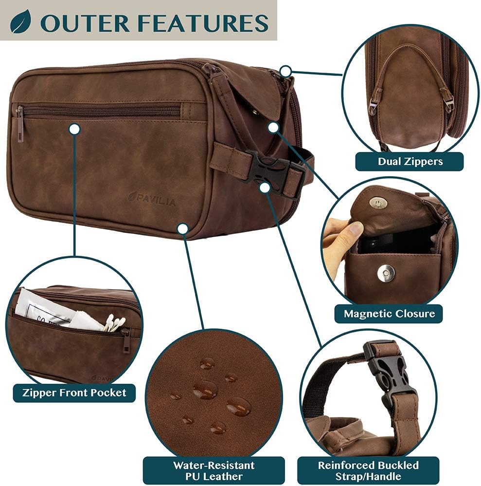 PAVILIA Toiletry Bag for Men,  - Men Grooming Usa ulasan dan harga