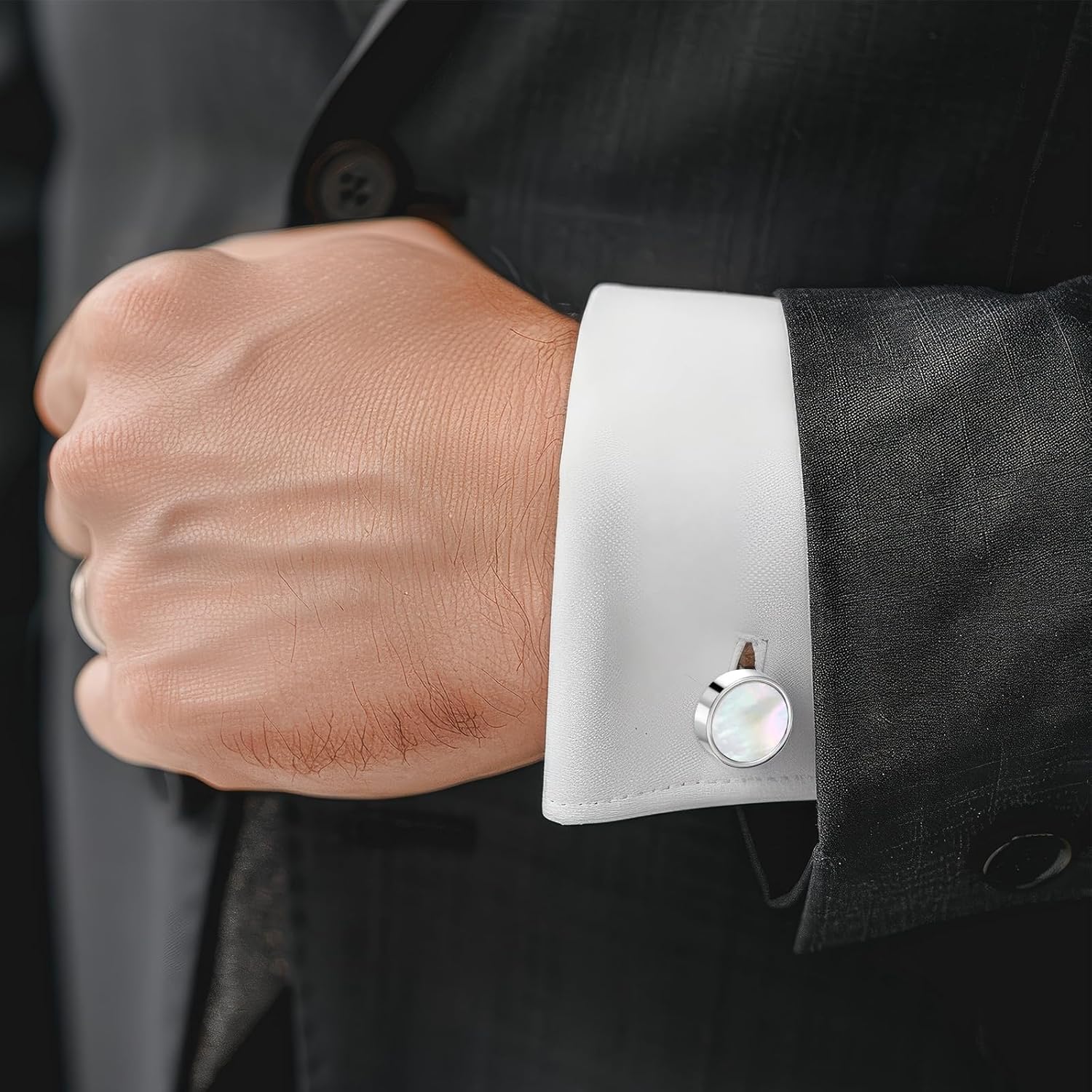 Classic Black Cufflinks for Me - Men Grooming Usa ulasan dan harga