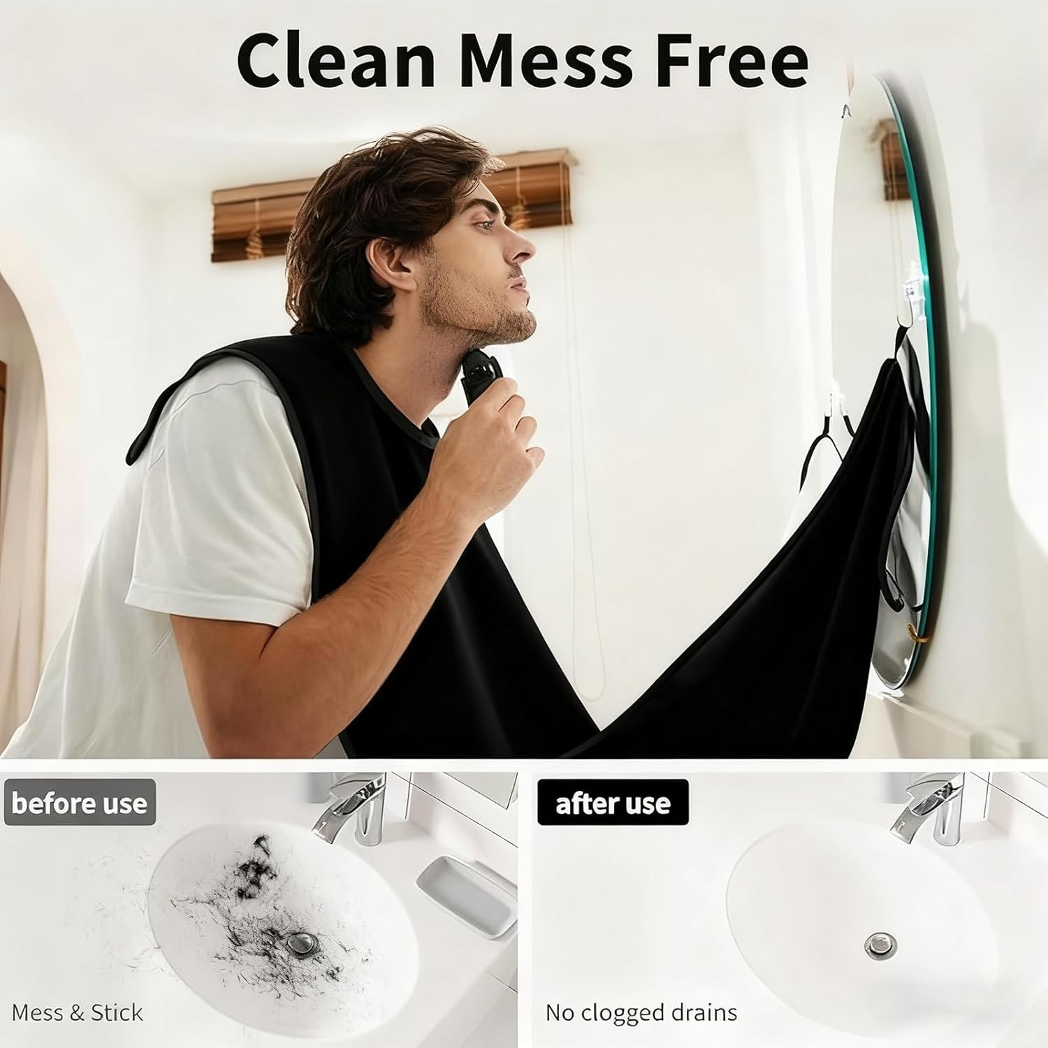 Non-Stick Waterproof Grooming  - Men'S Beard Grooming ulasan dan harga