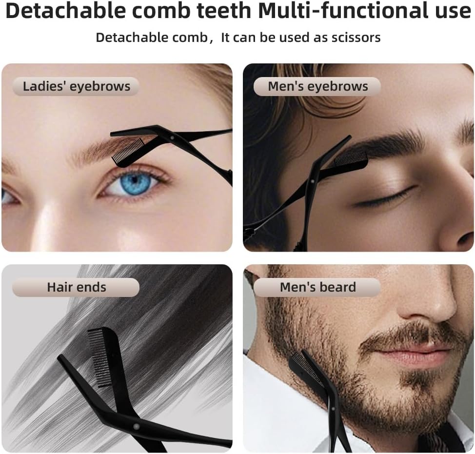 Eyebrow Scissors Trimmer with  - Men Grooming Usa ulasan dan harga