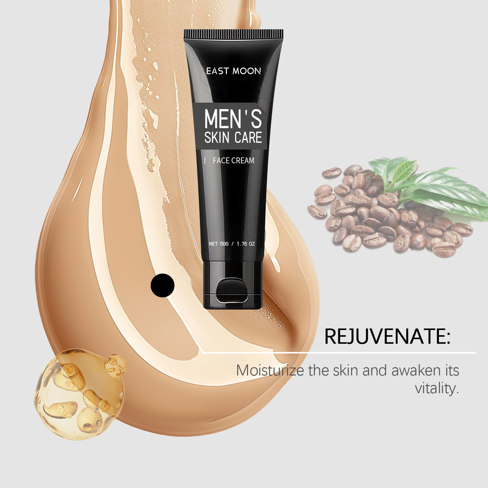50g Men's Face Cream Moisturiz - Men'S Grooming And Skin Care ulasan dan harga