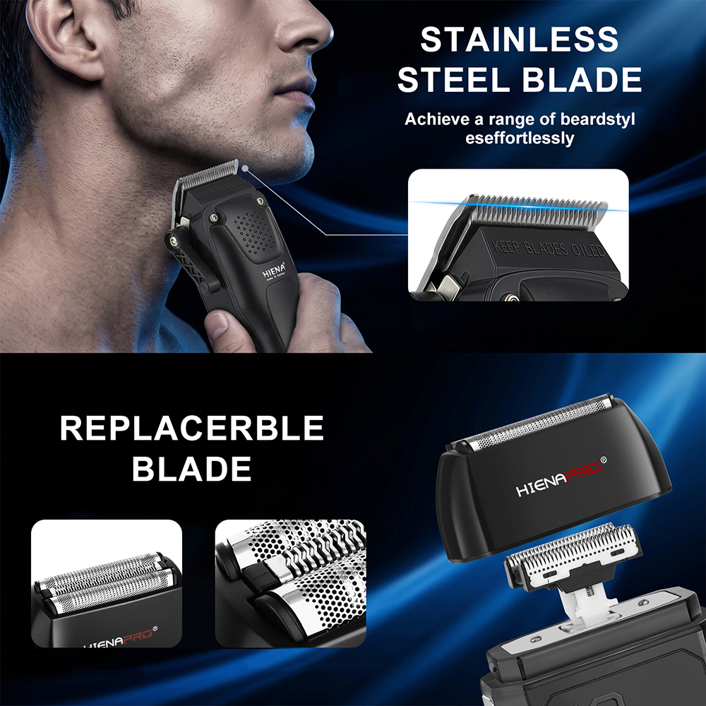 HIENA PRO 2-in-1 Cordless Hair - Mens Grooming Kit Gift ulasan dan harga