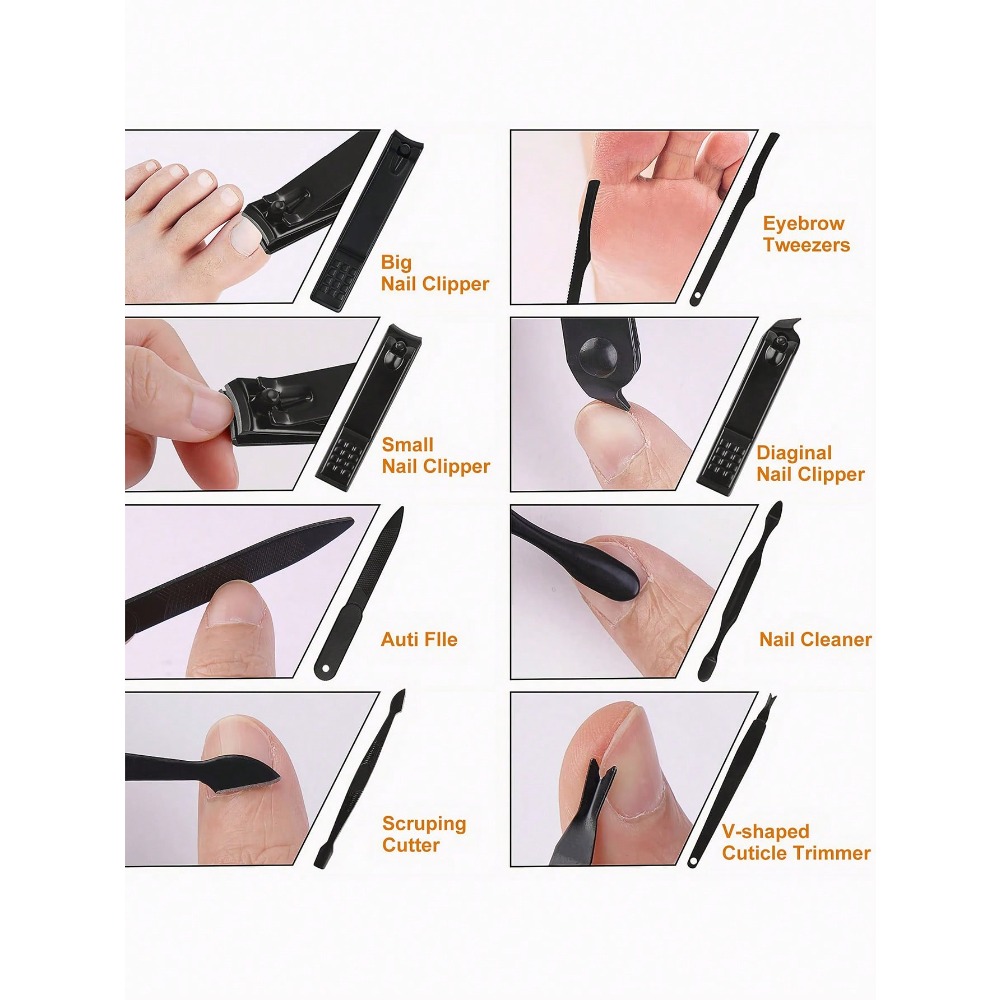 Manicure Set, Stainless Steel  - Mens Grooming Kit Gift ulasan dan harga