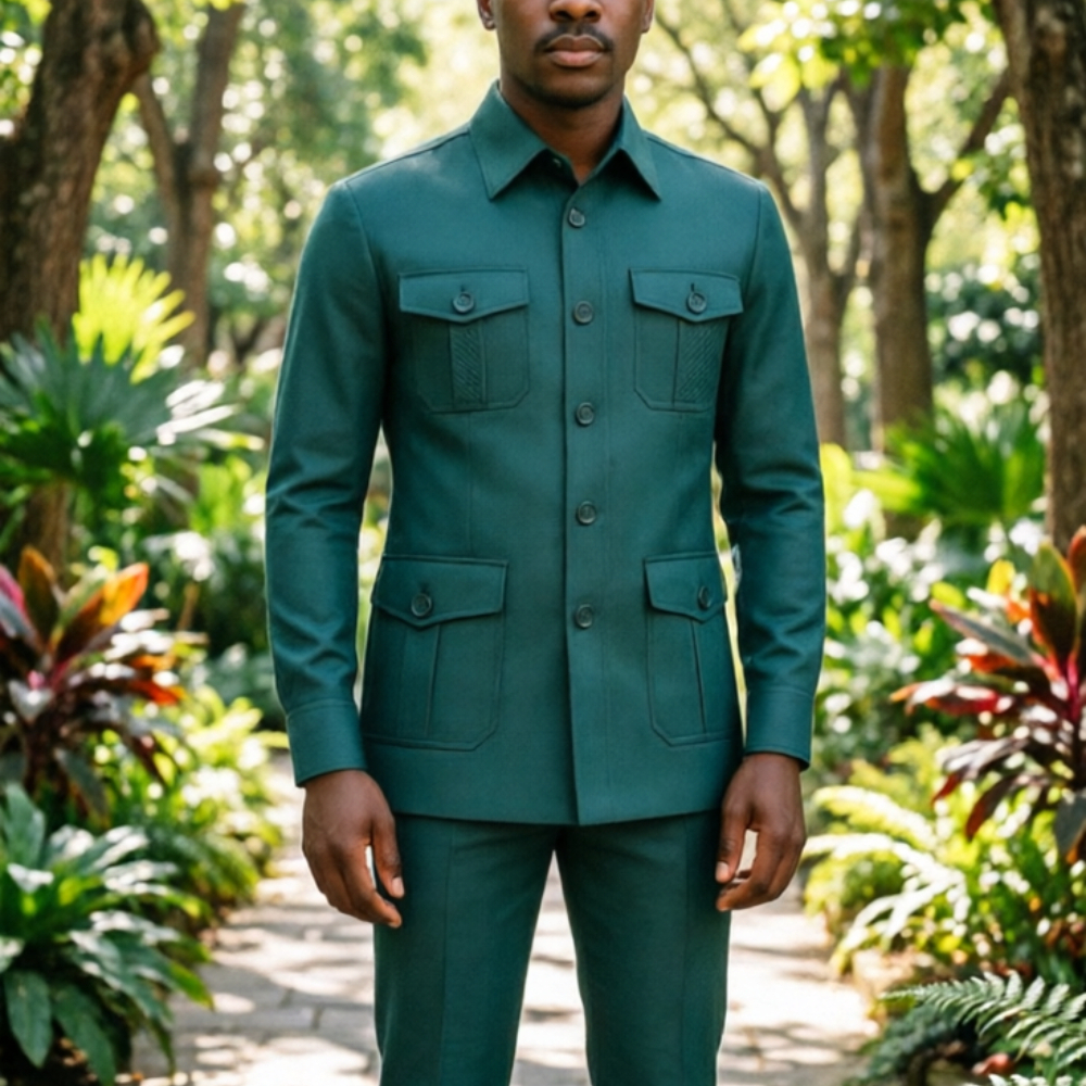 Safari Men Suits Chic Burgundy - Men'S Grooming Utilities ulasan dan harga