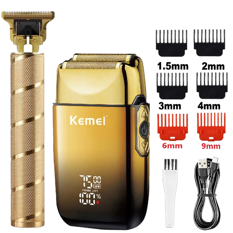 Kemei KM-TX10 T9 Hair Trimmer  - Men'S Grooming Boxes ulasan dan harga
