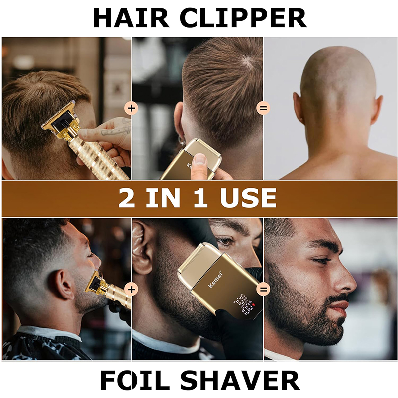 Kemei KM-TX10 T9 Hair Trimmer  - Men'S Grooming Boxes ulasan dan harga