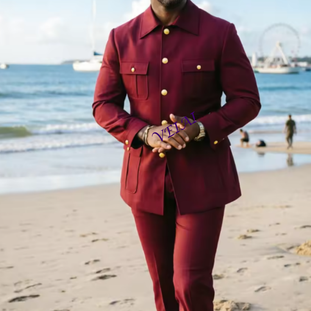 CustomizedMen Suits Chic Burgu - Men'S Grooming Utilities ulasan dan harga