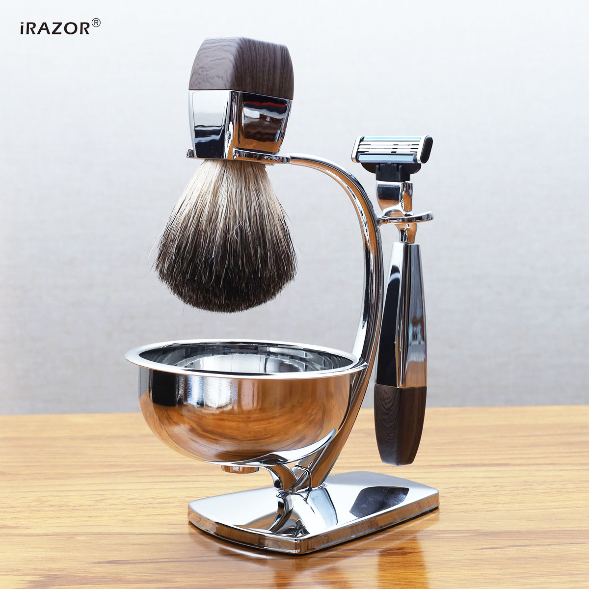 iRAZOR Professional Wet Shavin - Mens Grooming Kit Gift ulasan dan harga