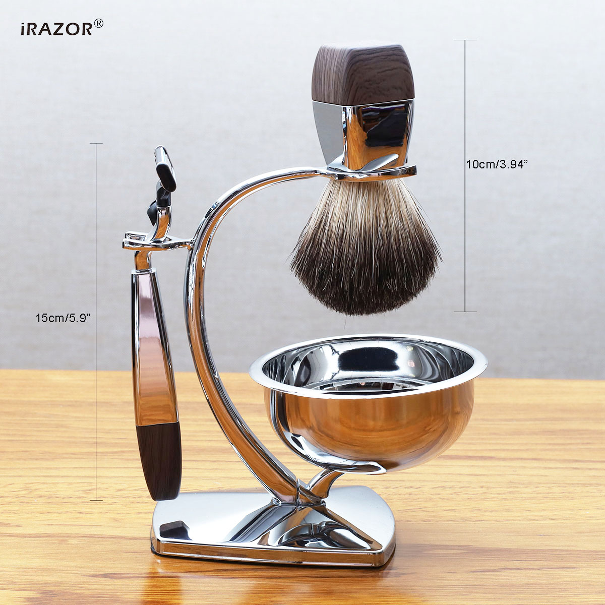 iRAZOR Professional Wet Shavin - Mens Grooming Kit Gift ulasan dan harga