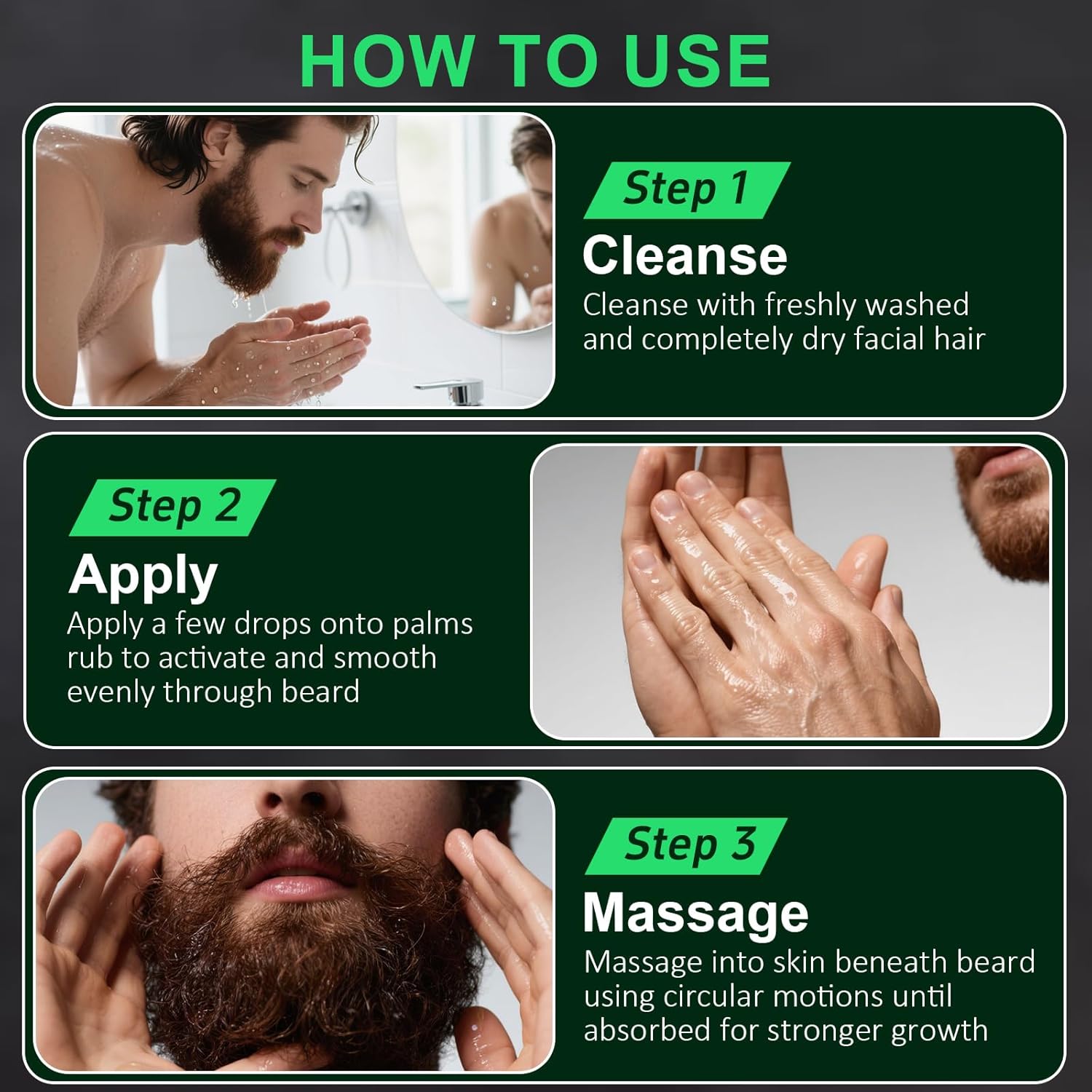 30ml Beard Growth Oil Serum Fo - Men'S Grooming And Skin Care ulasan dan harga